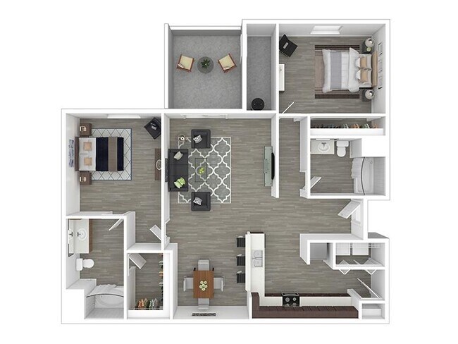 2x2-1137- Partial Renovation 226 floor plan